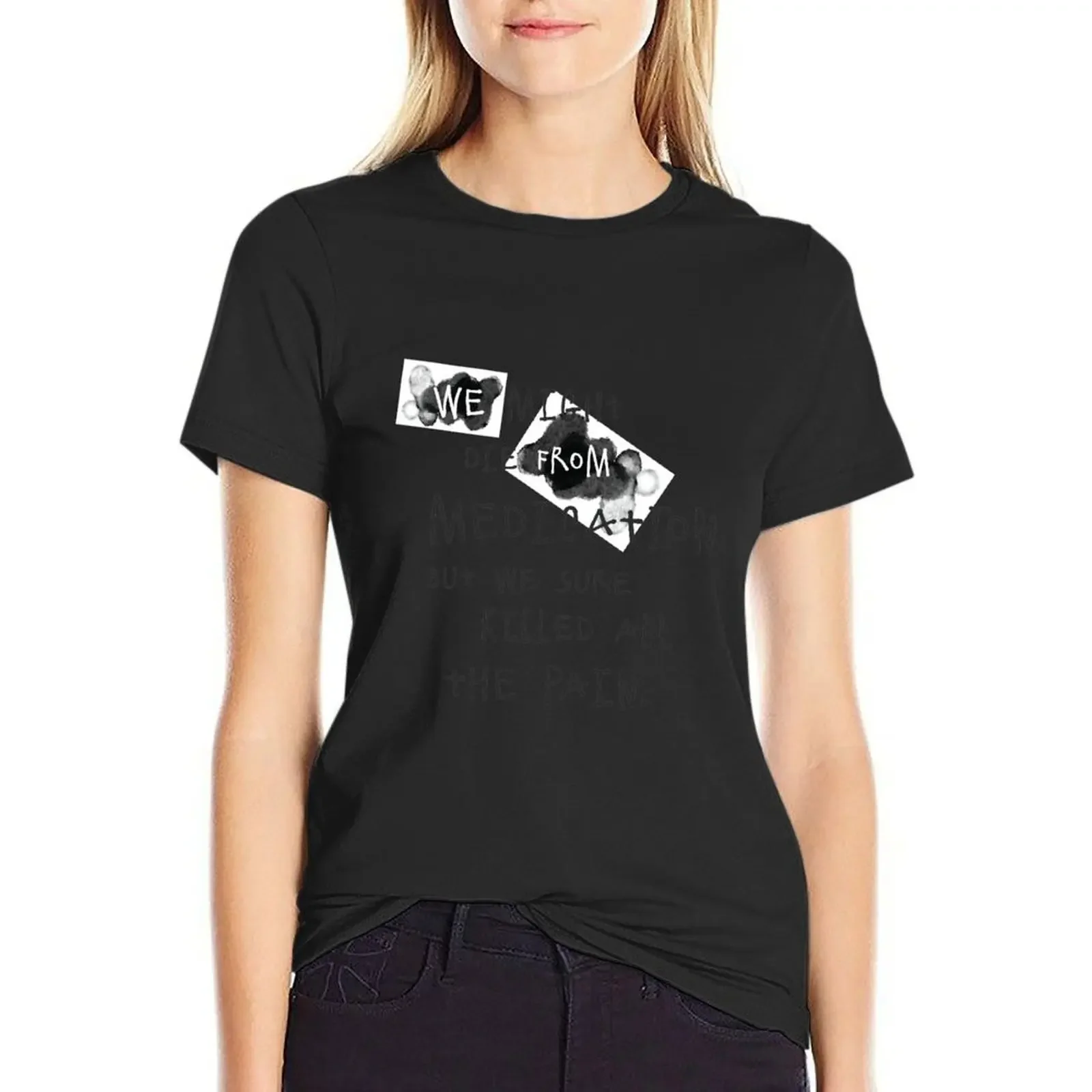 

Bright Eyes, T-Shirt anime funnys aesthetic clothes fashion woman blouse 2025