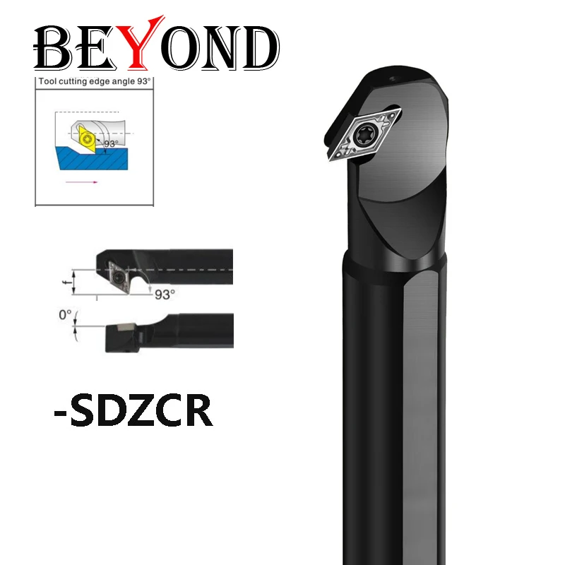 BEYOND SDZCR SDZCL Internal Lathe Tool Holder S10K S12M S16Q S20R S25S SDZCR07 SDZCR11 Tunring Cutter Shank use DCMT07 11 Insert