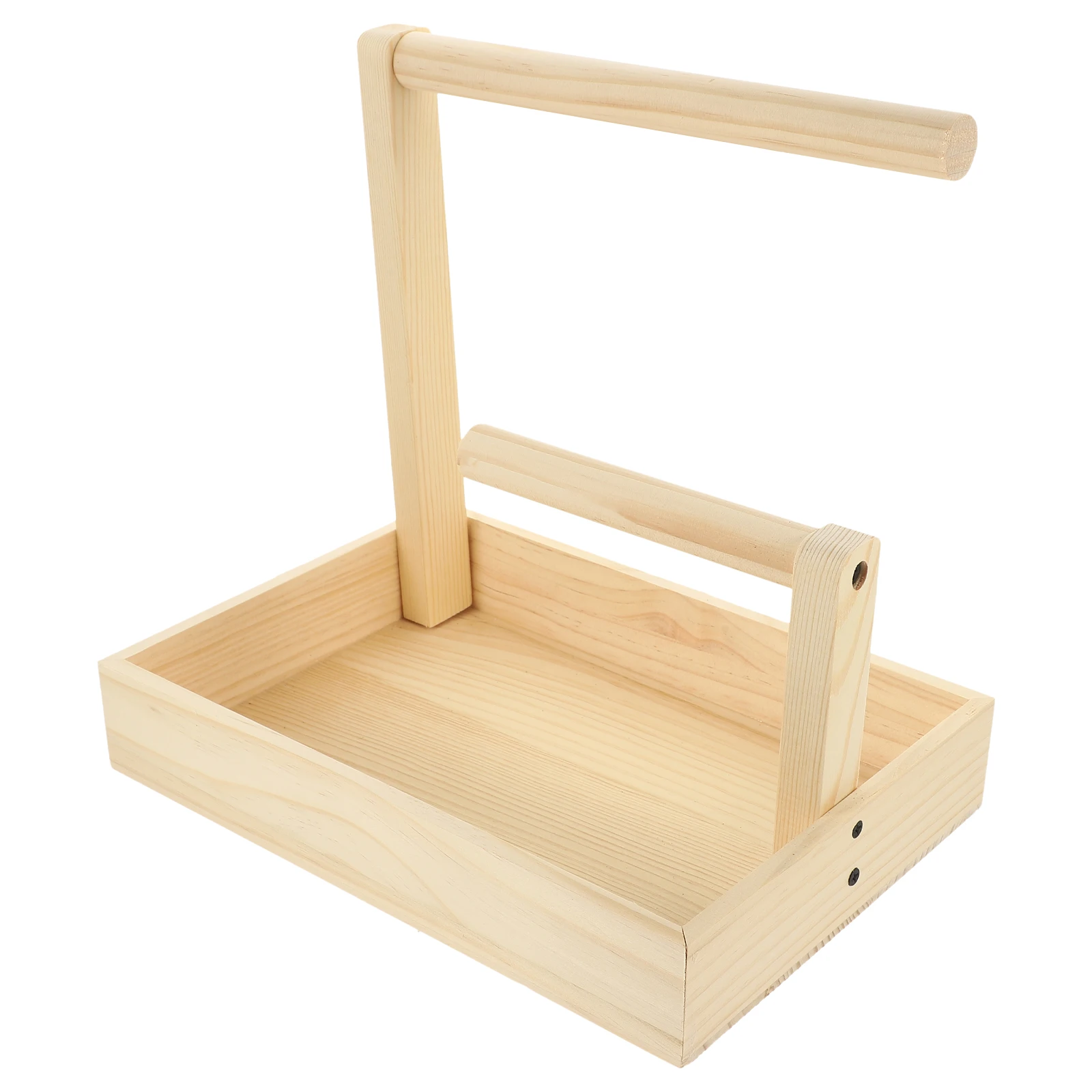 

1pc Jewelry Storage Display Stand Keychain Organizer Necklace Bracelet Holder Solid Wood Multi Functional Home Decor