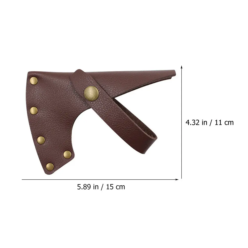 1 set Axe Sheath Protective Cover Hatchet Outdoor Camping Safety Halloween Christmas New Year Belt Loop Attachment Thickened