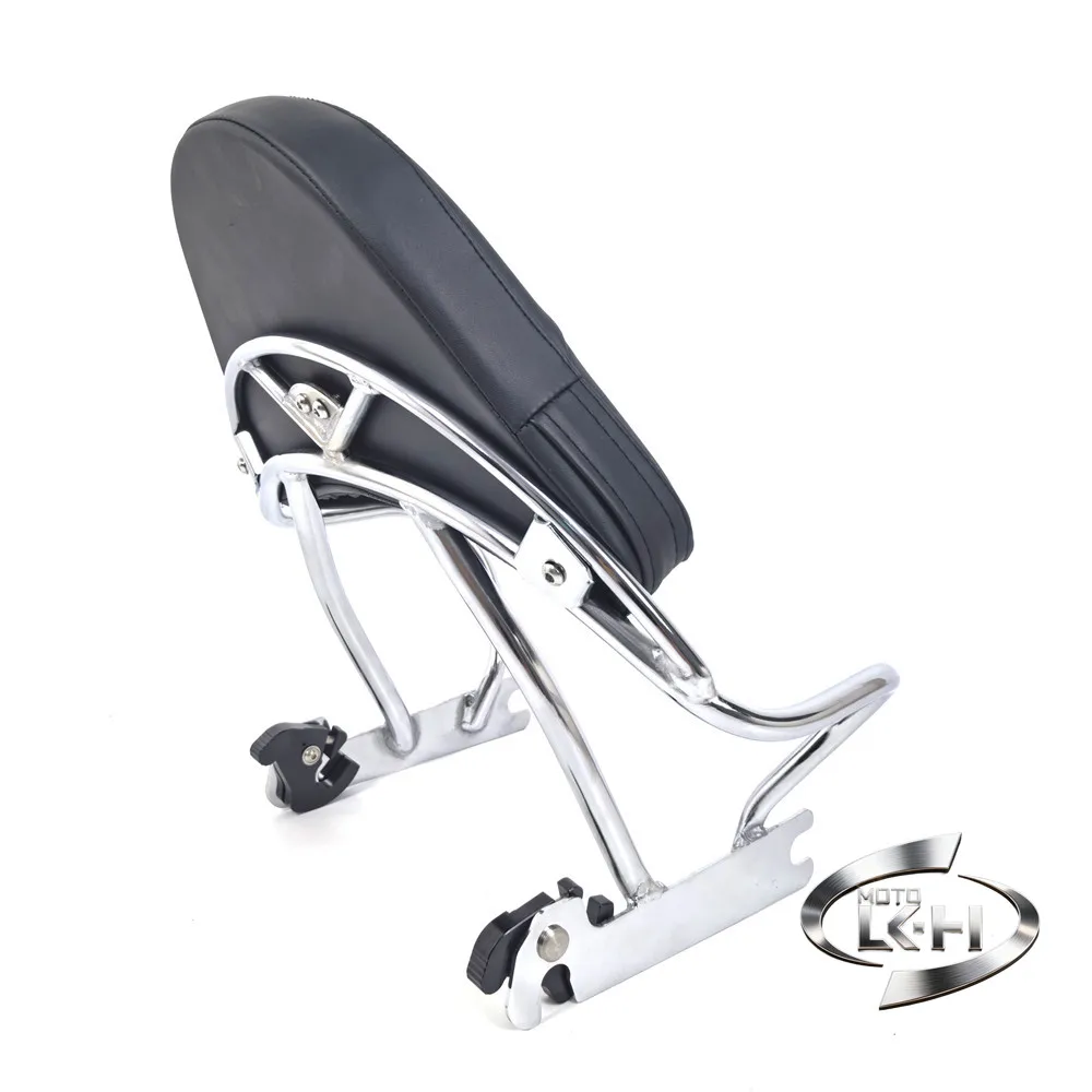 Motorcycle  Passenger Sissy Bar Backrest For Harley Softail Heritage Classic Deluxe Springer  FXSTS FLSTS 96-17