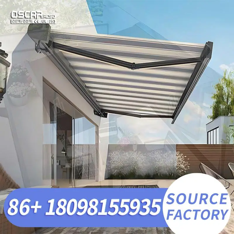 Exterior Thermal Break Retractable Water proof Sunproof Aluminum Pvc Pergola for Modern Villa Outdoor Backyard Garden Retractabl