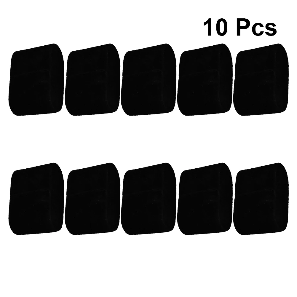 

10pcs Soft Pillow Display Stand For Bracelet Bangle Chain Organizer Stylish Jewelry Chain Pillow Accessory (Black)