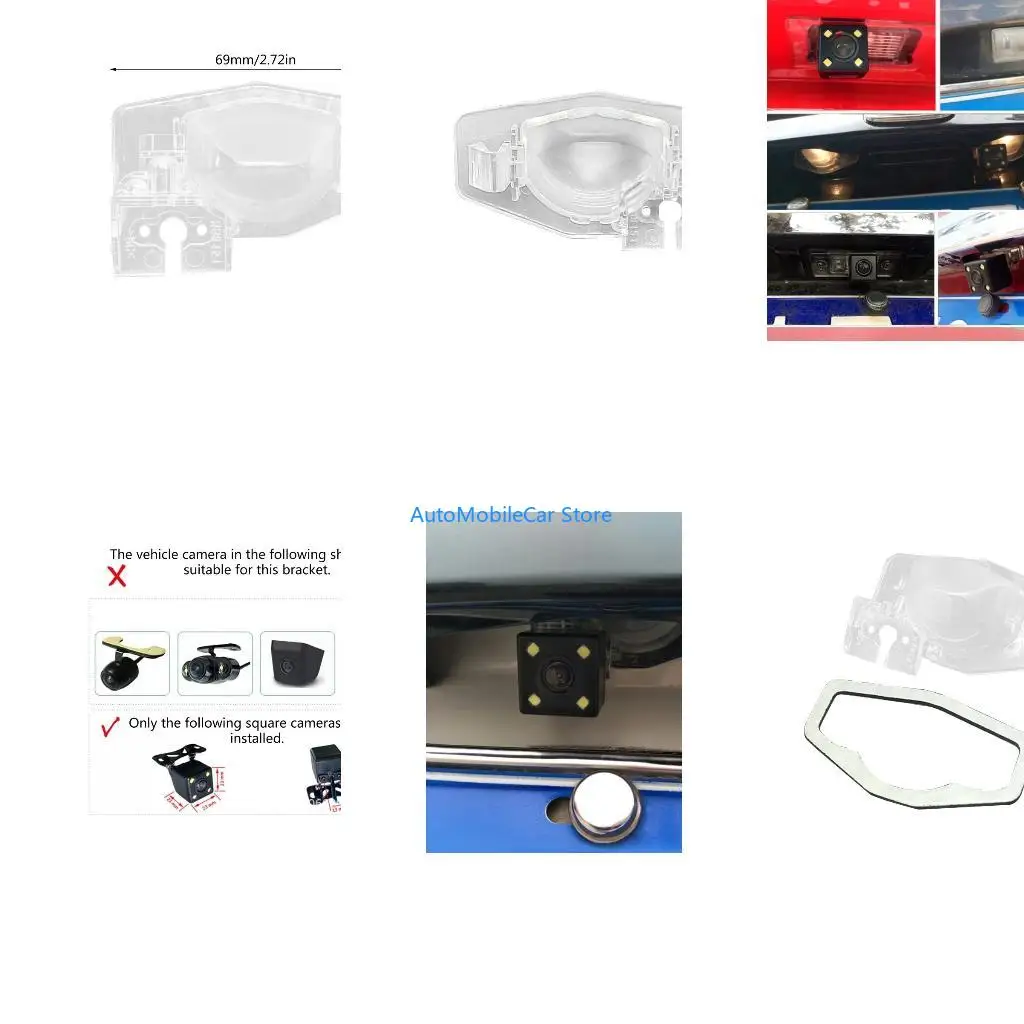 G8TE Fit HRV CRZ Car Parking Camera Bracket Housing License Plate for Ca