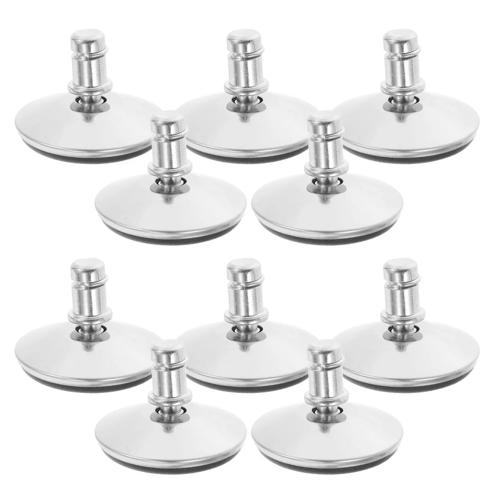 10Pcs Office Chair Bell Glides Replacement Stable Fixed Feet Protect Hardwood Carpet Floors Easy Install Desk Chair Wheel