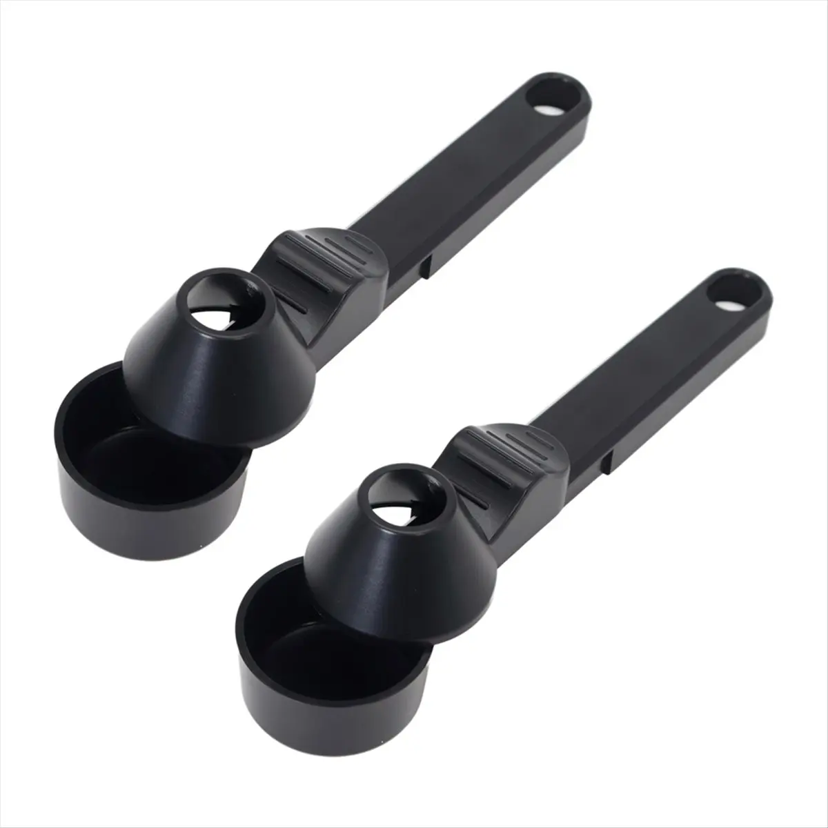 قمع مغرفة القهوة A04V لكوب K قابل لإعادة الاستخدام، كبسولات القهوة القابلة لإعادة الملء، ملعقة قياس القهوة مع قمع للقهوة المطحونة 2 قطعة