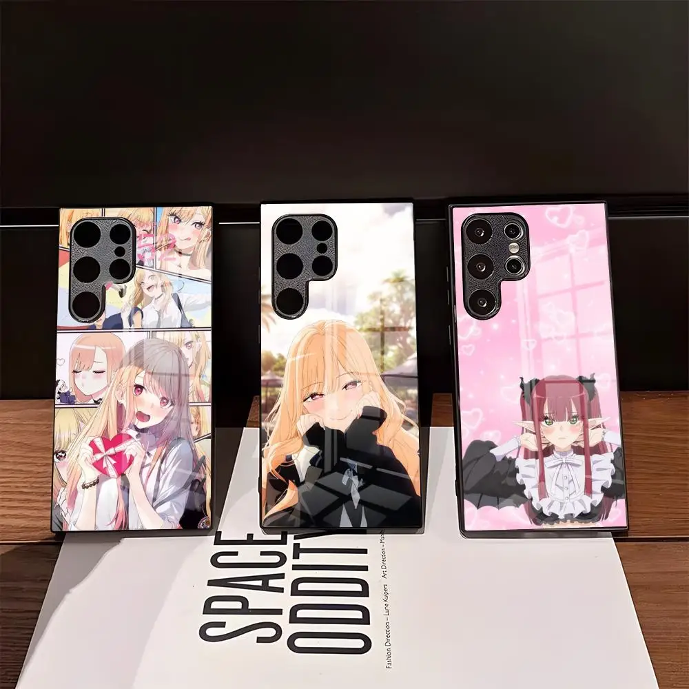 M-Marin K-Kitagawa Phone Case For Samsung S26 Ultra S25 Edge Ultra S23 S22 S21 Ultra Plus S24 Fe A57 A37 Glass Cover
