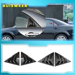 Carbon Car Rear Window Side Vent Shutter Louver Cover For Mazda 6 Sedan 2002 2003 2004 2005 2006 2007 2008-2016 Trim Accessories