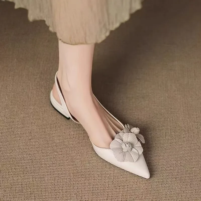 minority-fashion-flower-pointed-low-heel-women's-shoes-2025-summer-flat-bottomed-comfortable-versatile-sandals