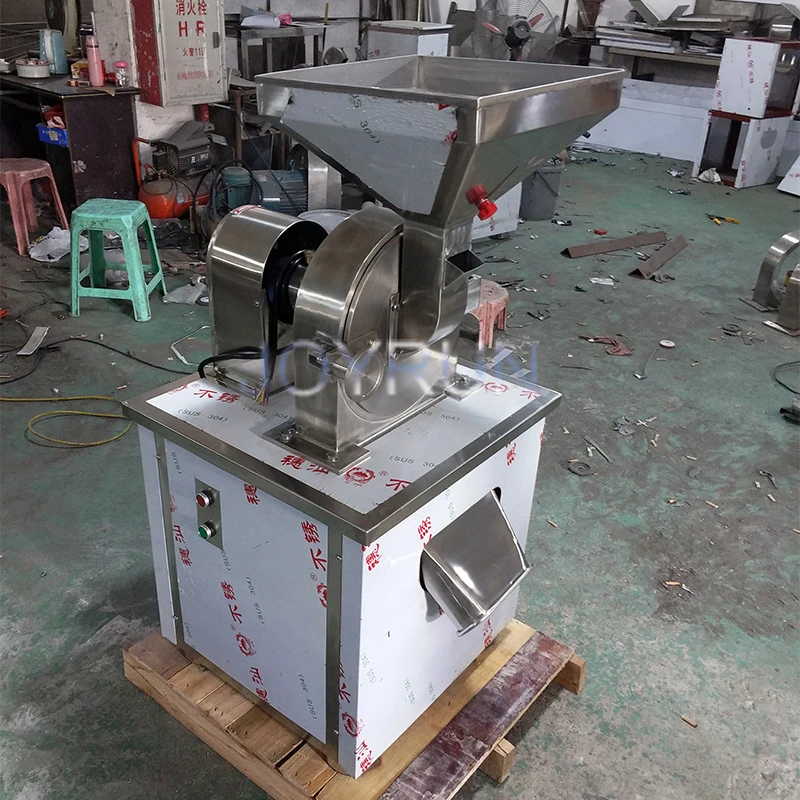 Stainless Steel Universal Grinder Sugar Seasoning Chemical Salt Industrial Grinding Machine Large Commercial Grinding Mill