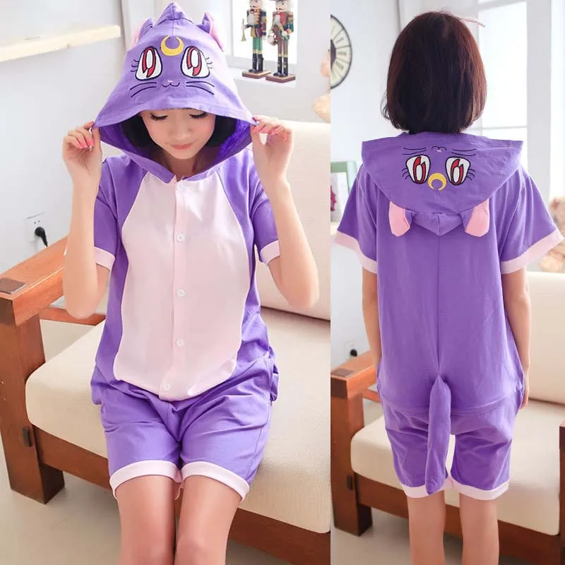Purple purple cat-pure cotton