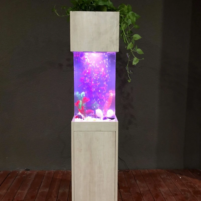 

customized acrylic corner fish tank aquarium