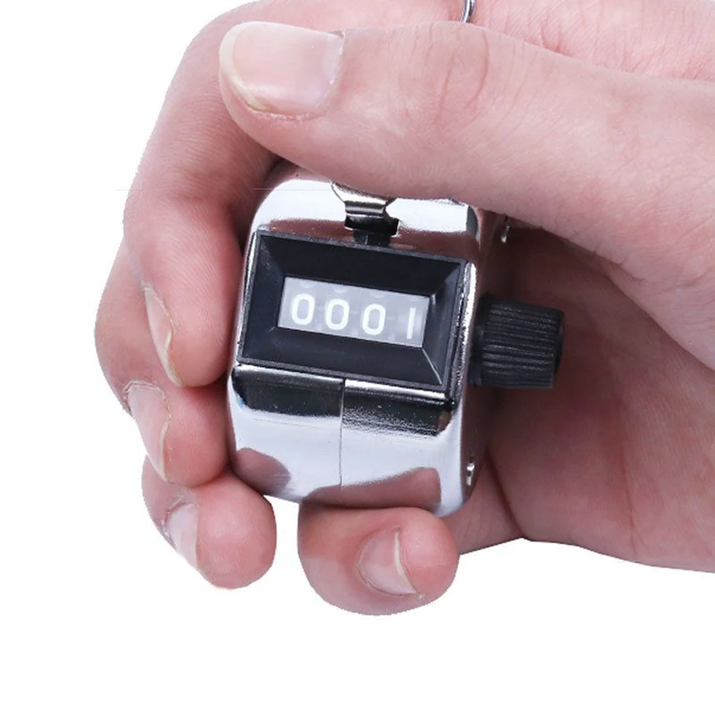 Counters Mechanical Hand Tally Counter with 4 Digit Count Range and for reset Button – for ideal for Concerts Parties and More