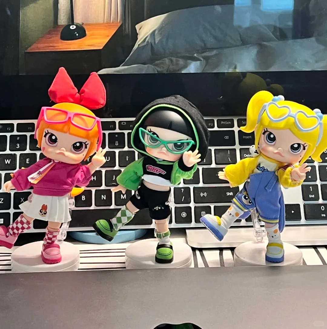 

POP MART Molly милые и интересные игрушки X The Powerpuff Girls Series аниме слепая коробка модная коллекция-сюрпризов подарки