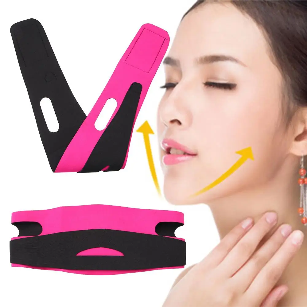 Delicate Thin Face Reduce Double Chin Face-lift Belt Facial Massager Face Slimming Bandage Beauty Tools