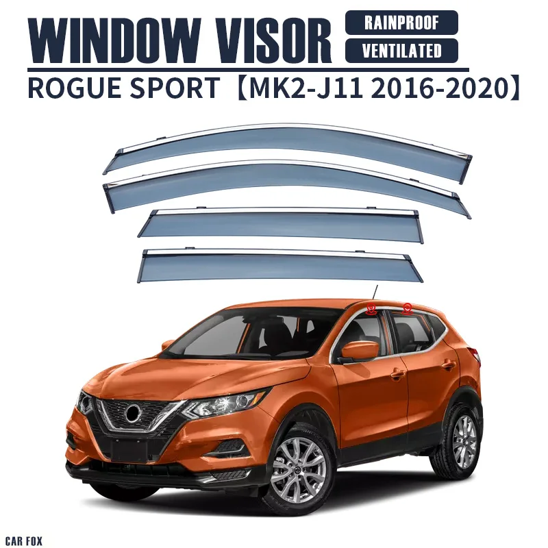 

Пластиковый оконный козырек для NISSAN Rogue Sport J11 2016-2020