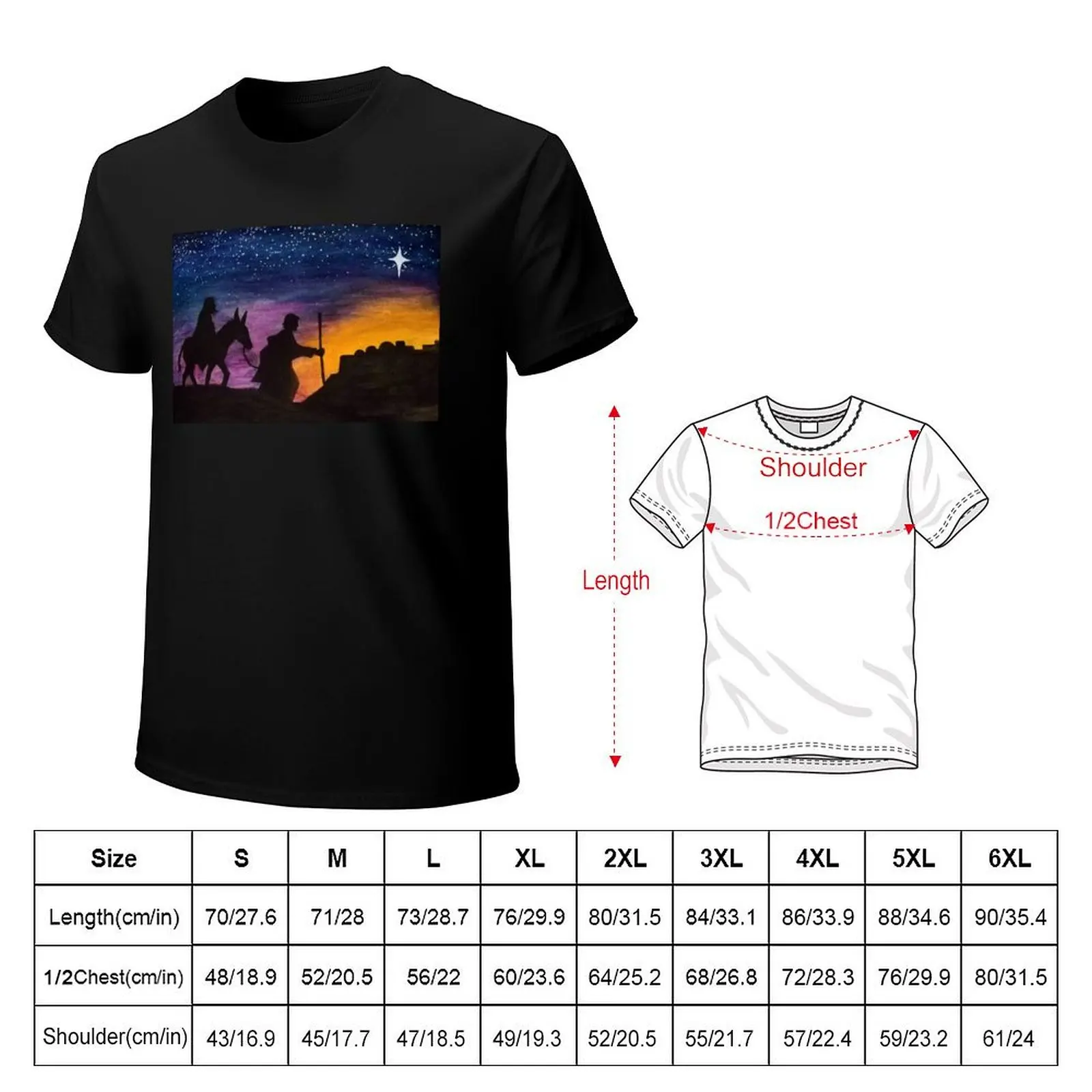 Journey to Bethlehem T-Shirt Labor Work Casual T-Shirt