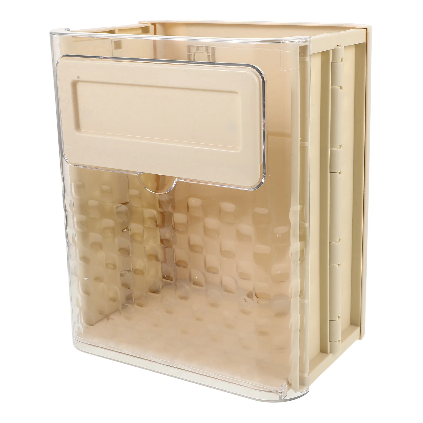 

Plastic Hanging Kitchen Trash Can Foldable Design Spacious Mouth Large Capacity Stylish and Practical for Any Kitchen