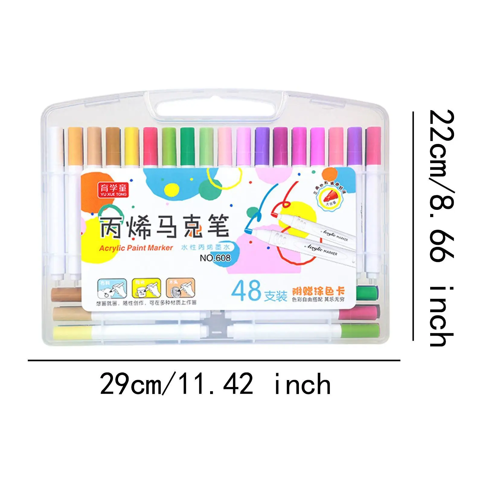 Acrylic Paint Markers Acrylic Paint Pens for Canvas Window Ceramic Surfaces