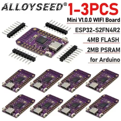 1-3Pcs ESP32 S2 Mini V1.0.0 WiFi Board Based ESP32-S2FN4R2 4MB FLASH 2MB Flash Type-C USB Connect Compatible with MicroPython