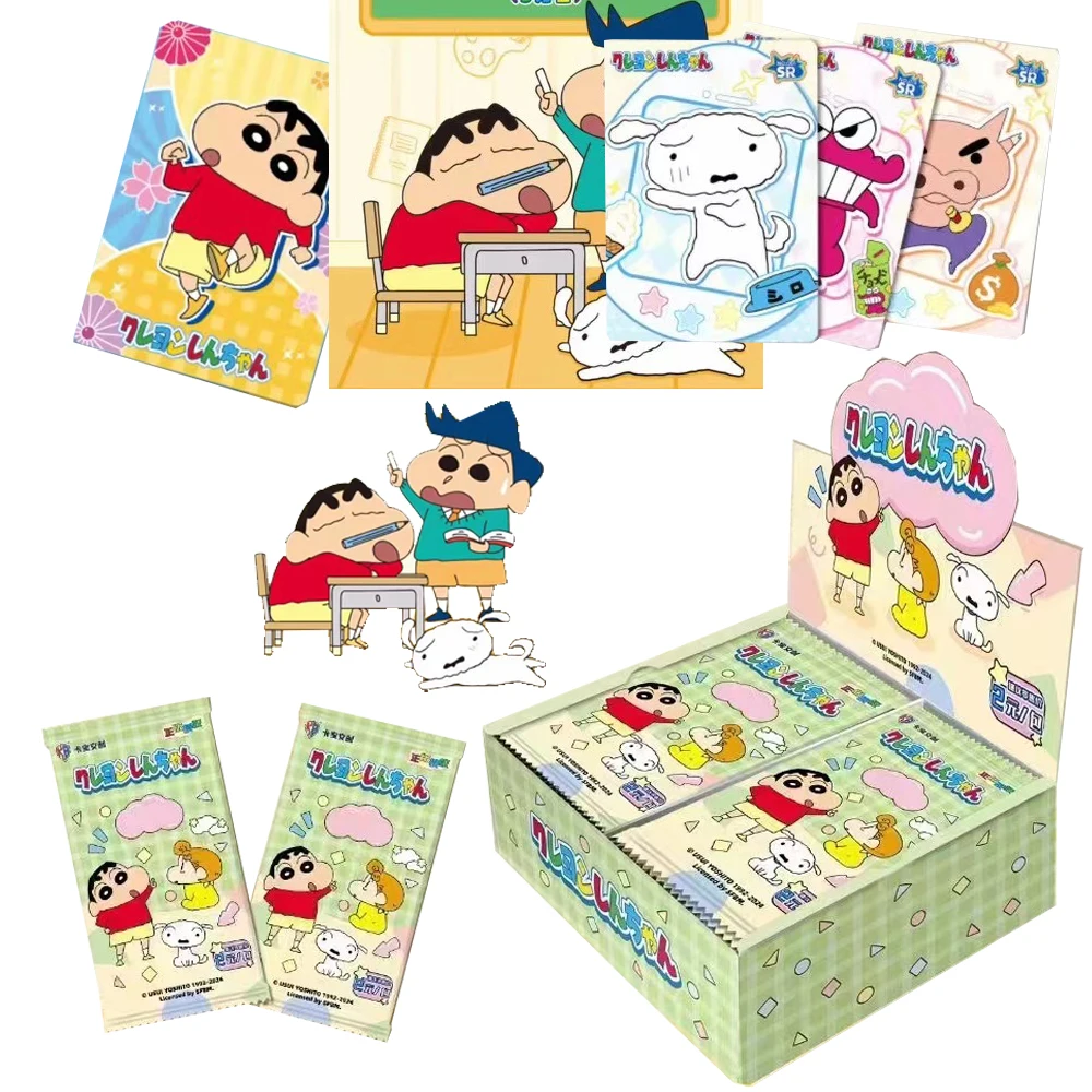 Original Crayon Shin-chan Card for Children Edition with Wild Takeshi-Anime Card Pack and Children\'s birthday party gift box