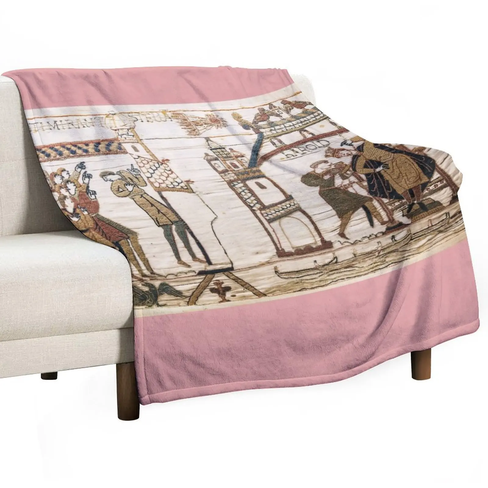 Bayeux Tapestry, Halley's Comet of 1066, Astronomy Throw Blanket Picnic Blankets For Baby decorative Blankets