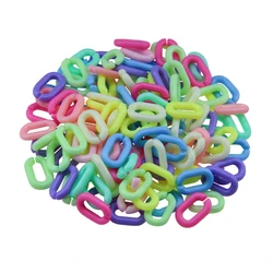 20Gram/Pack Acrylic Chain Buckle Large Hole Hook DIY Decoration Clothing Hat Handmade Necklace Bracelet Gift Crafts Material