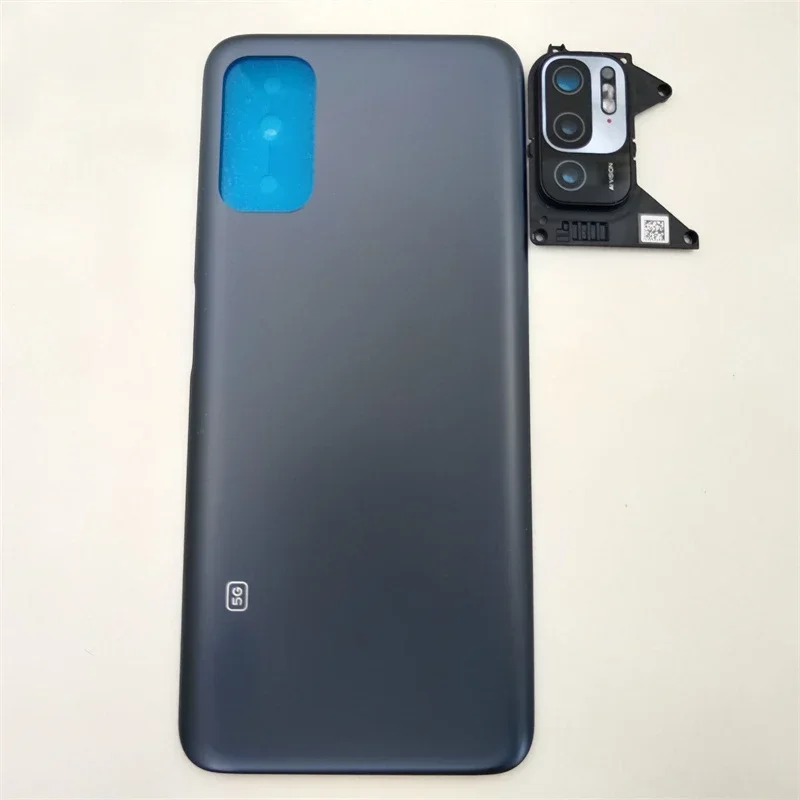 

For Redmi Note 10 5G M2103K19G Battery Cover Back Panel Rear Housing Door Case With Camera Lens Replace