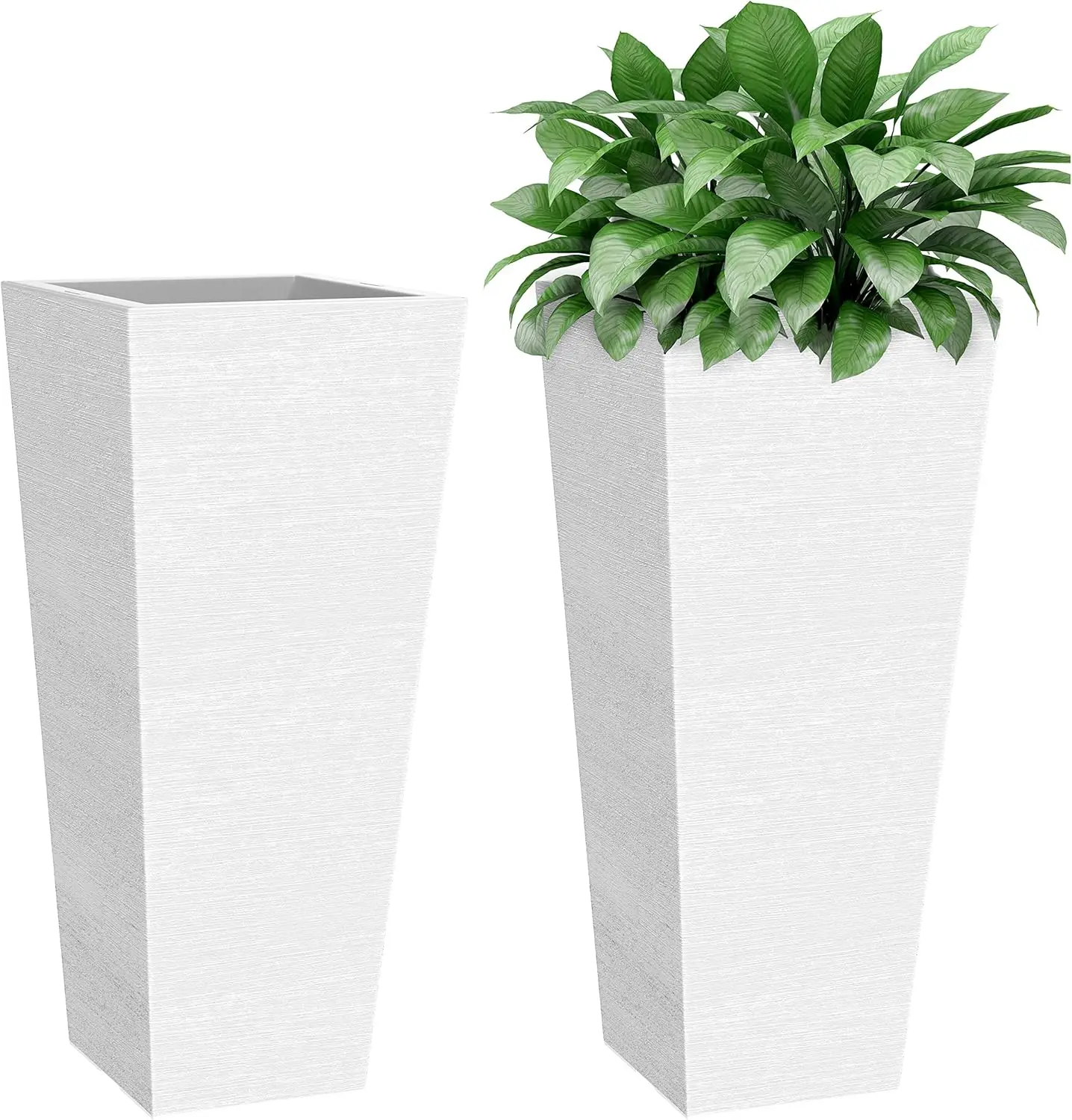 

Large Outdoor Planter with Small Planting Pots – Indoor and Outdoor Rectangular