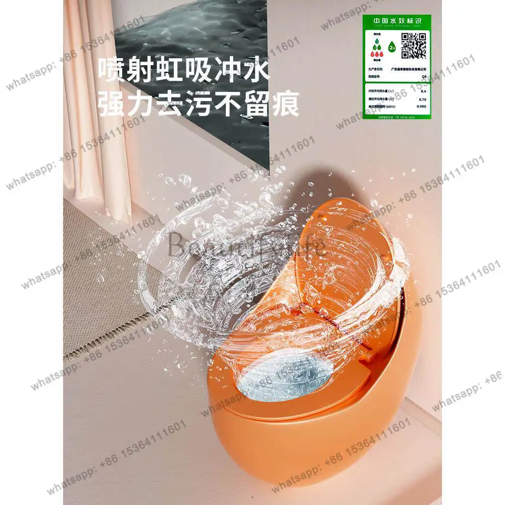 

Small apartment toilet household, personalized and creative small size toilet egg toilet