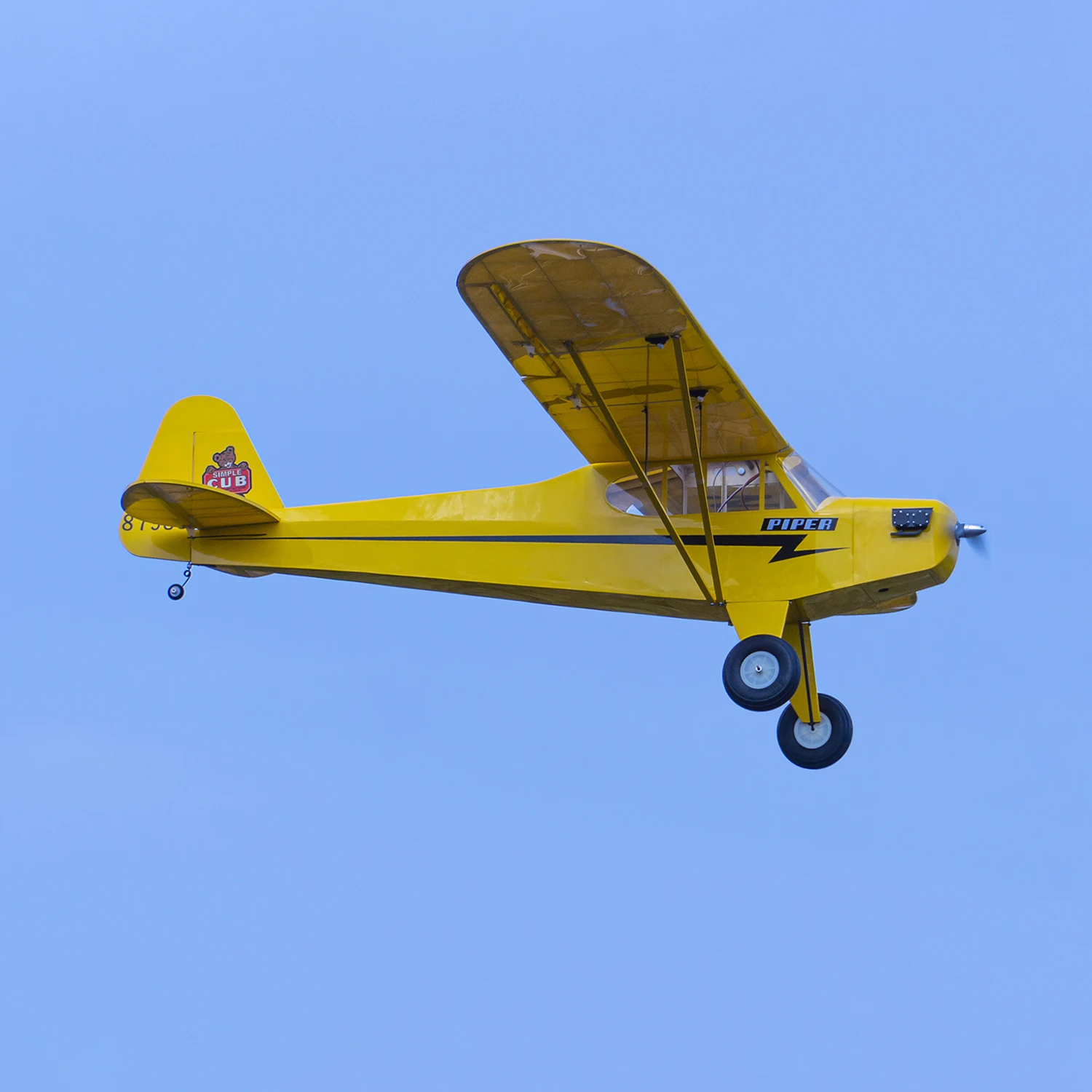 DW Hobby SA14 J3 Cub 2M Balsa-Bausatz – 79 Zoll klassisches lasergeschnittenes RC-Flugzeug aus Holz – Detail 22