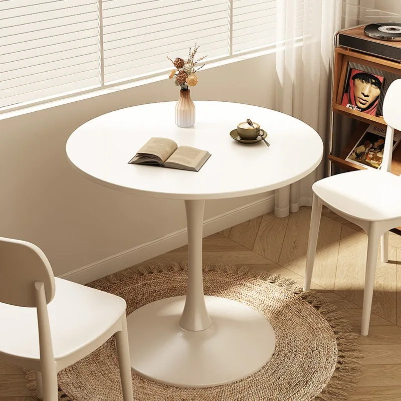 Table Simple tulip casual negotiation table, coffee milk tea shop dining table