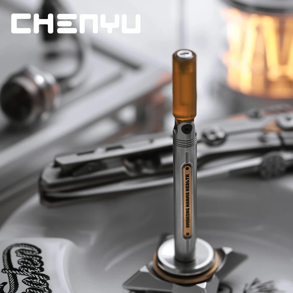 CHENYU EDC Laygen Push Slider Ultra-fine Compositefidget Push Stick Stress Relief Toy Fidget Toy Adults Anxiety Relief Gadget