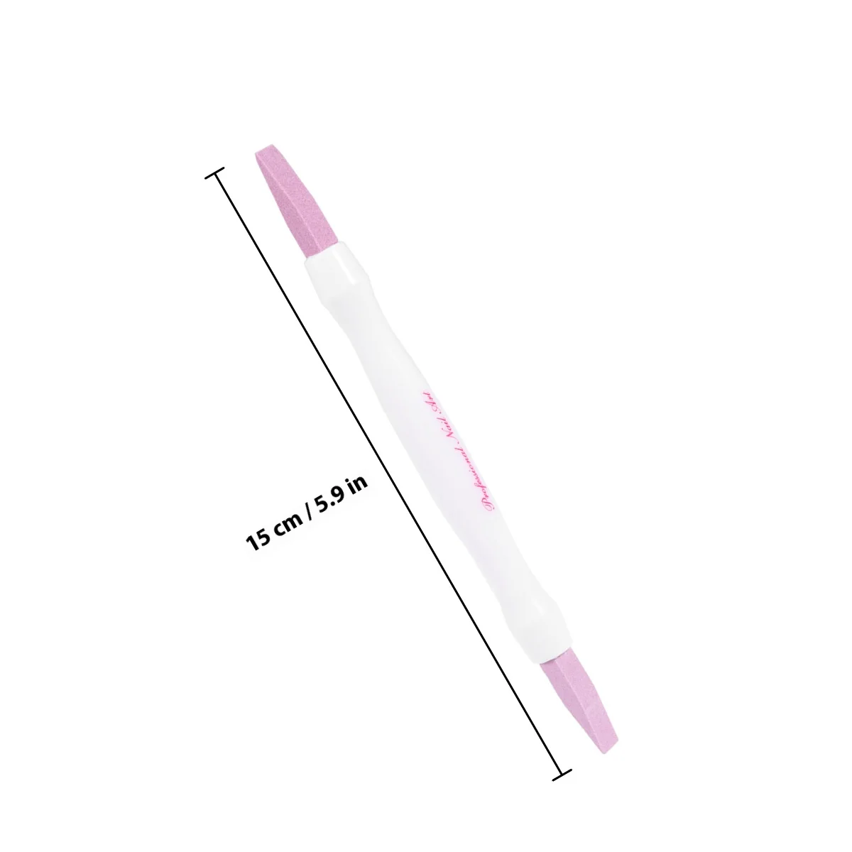 2 قطعة مزدوجة نهاية ملف الأظافر أداة العناية مانيكير إزالة الجلد الميت تلميع القلم مسمار التلميع عصا دائم المحمولة #2