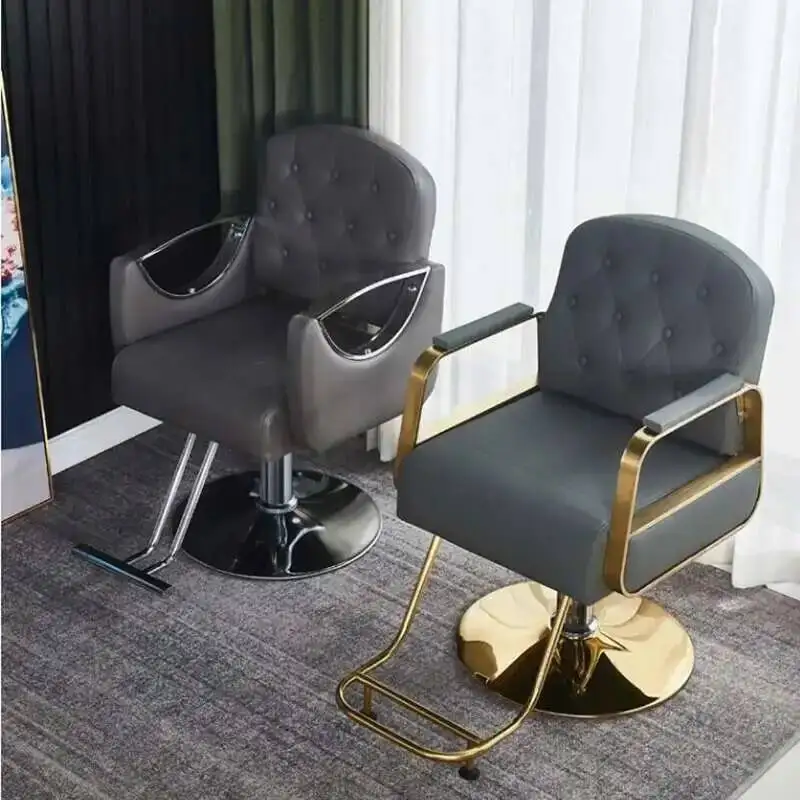 

Salon Barber Hairdressing Cutting Special Hair Chair Lifted Rotated Barber Chair Modern стул седло Cadeiras Salon Furniture
