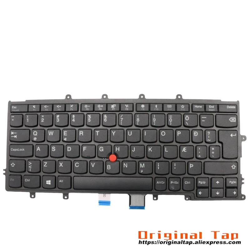 IS Icelandic Keyboard for Lenovo Thinkpad X270 A275 01EN564 01EP040