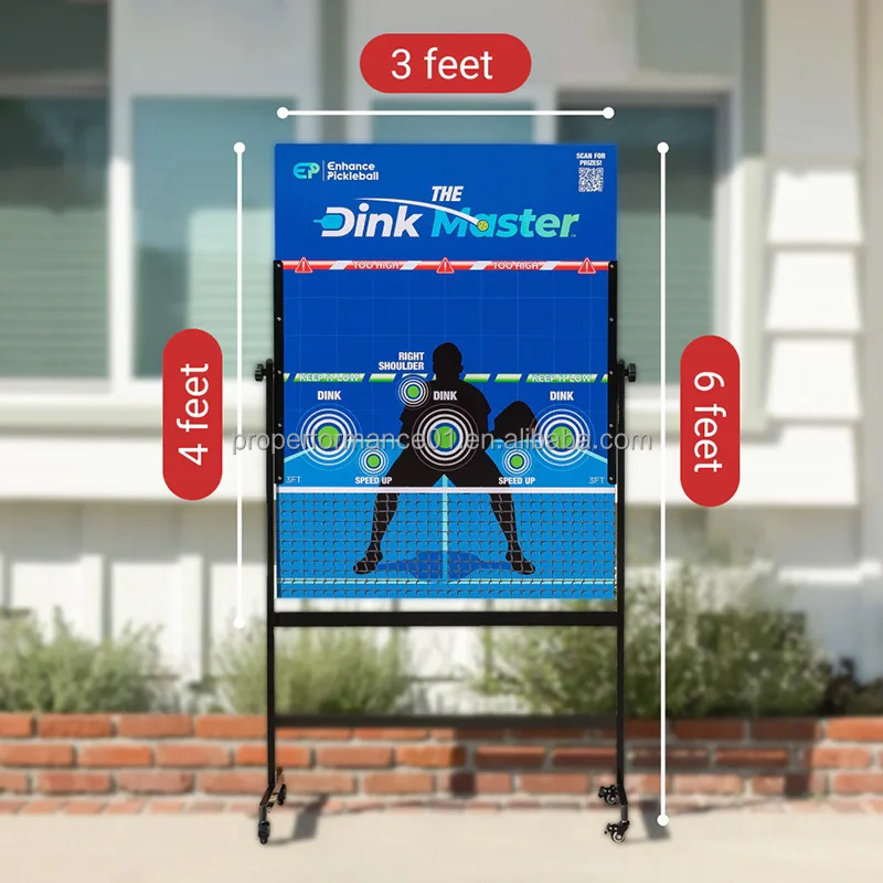 ZJW STLF Personalización de alta calidad Fábrica Venta al por mayor Pickleball Entrenamiento Dink Pad y rebote |   Bola de pared polaca y transforma Fi