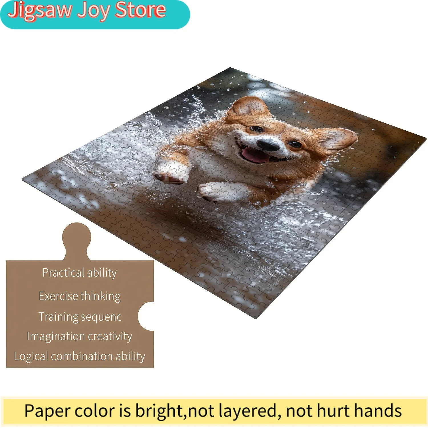 

Деревянный пазл-головоломка Corgi Pool Cannon для всей семьи - средний уровень сложности, яркие цвета, портативный и устойчивый к царапинам.