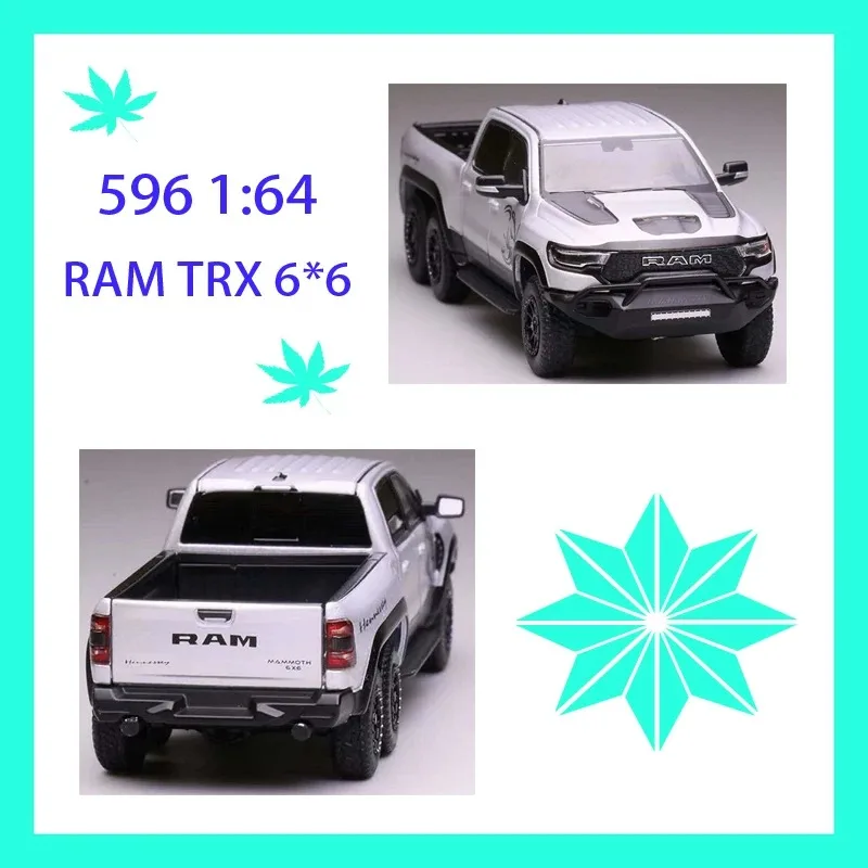 596 Modell 1:64 RAM TRX 6*6 Legierungsautomodell für Sammlerstücke, Ausstellungen und Weihnachtsgeschenke