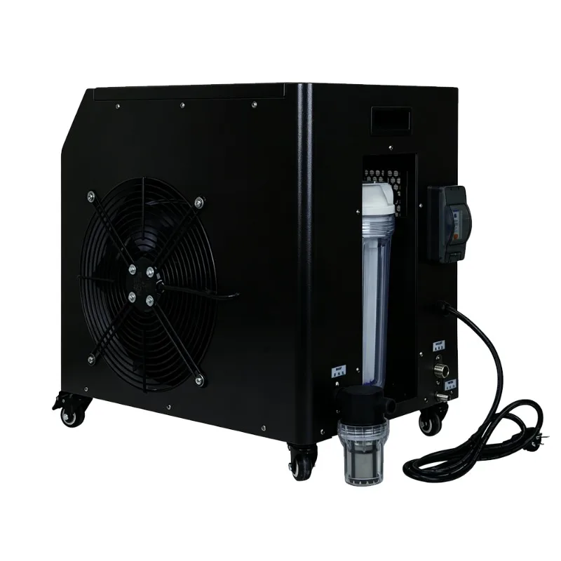 Premium R410A Compressor Pump Motor Water Chiller Automatic Digital Control Energy Saving Low Noise For Outdoor Ice Bath Spa