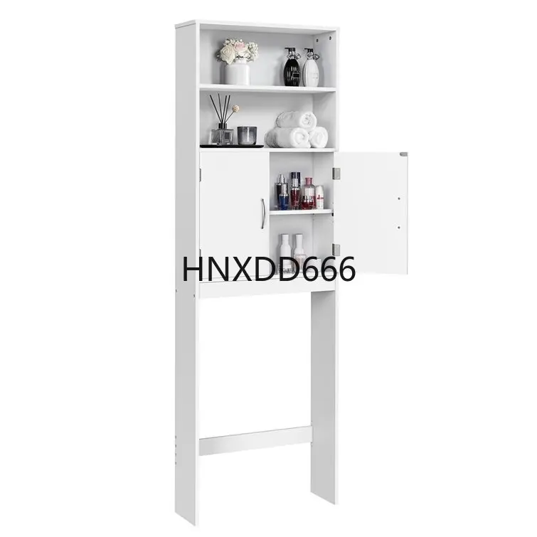 

Space Saving Wall Cabinet Towel Rack Shelves Storage Cabinet for Toilet for Bathroom
