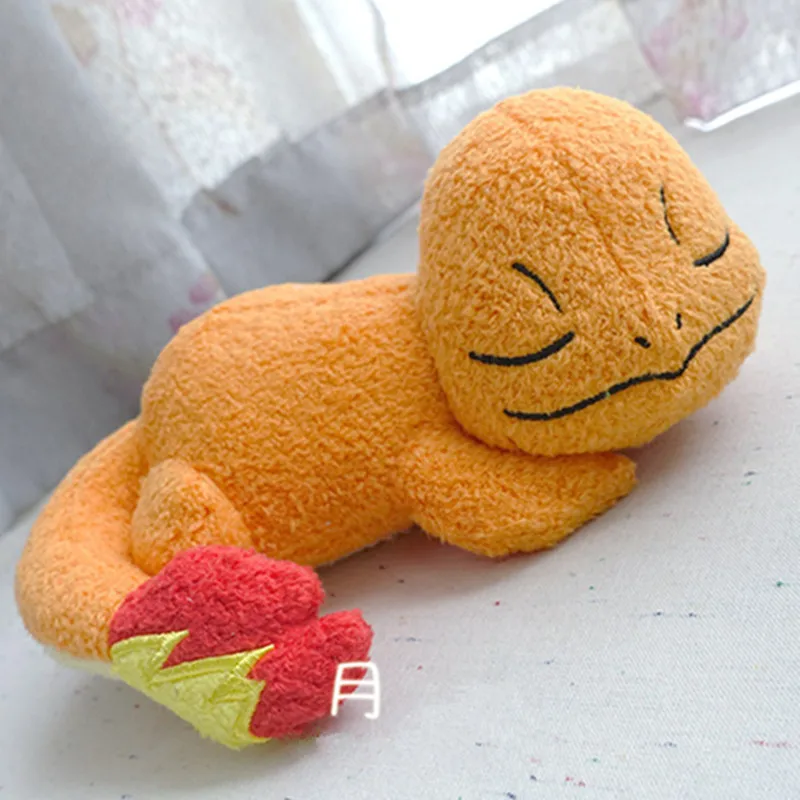Kawaii Pokemon Plush Toys Mini Sleep 3 Pack Charmander, Squirtle & Bulbasaur Soft Hobbies Games For Kids Babies Birthday Gift