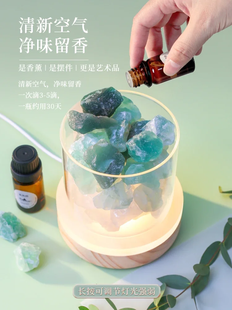 Aromatherapy essential oil fire-free household lasting fragrance crystal gift box