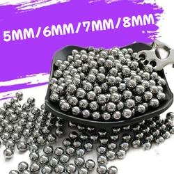 5/6/7/8MM Carbon Steel Steel Balls Outdoor Shooting High Quality Steel Balls Bicycle Bearing Parts Industrial Raw Material