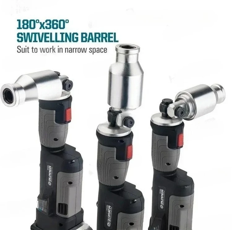 ZUPPER PZ-6AL مجموعة ثقب هيدروليكي معدني يعمل بالبطارية