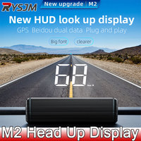 Car Head Up HD Display M2 GPS Speedometer Speed KMH Digital HUD Windshield Projector For All Cars Auto Electronics Accessories