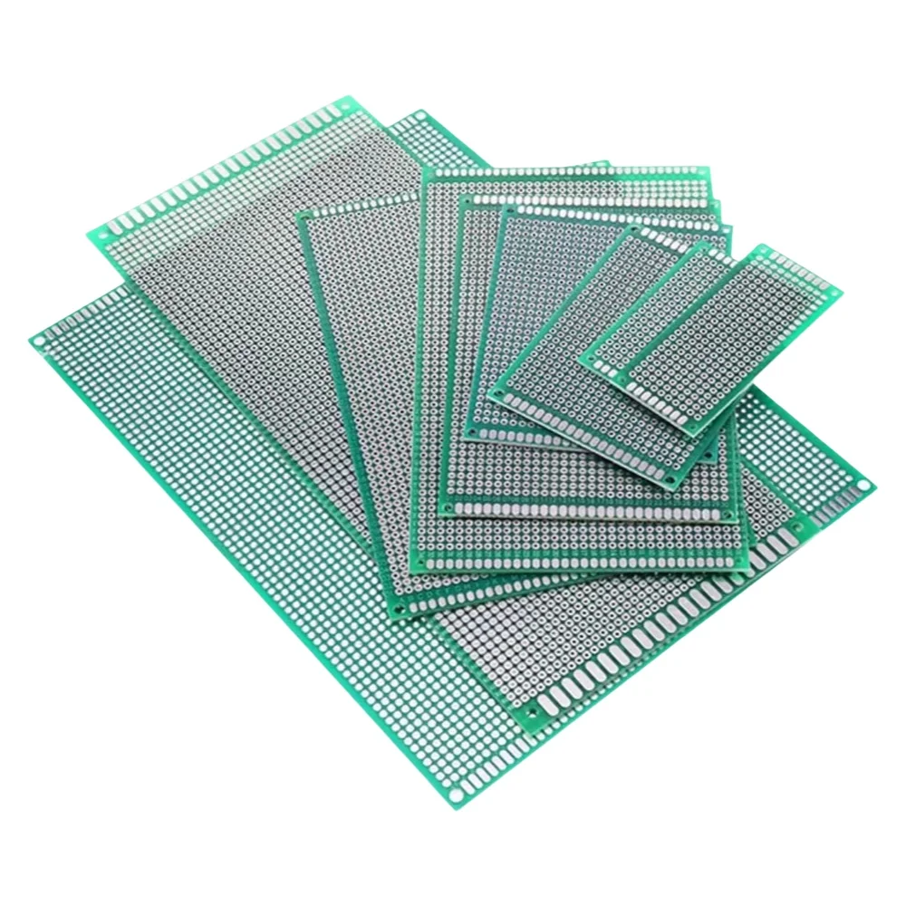 7x9 7*9cm dwustronnie prototypowa płytka drukowana cynowana tablica uniwersalna płyta eksperymentalna Circuirt Hole deska do chleba 2.54mm siatka z włókna szklanego — zdjęcie 2