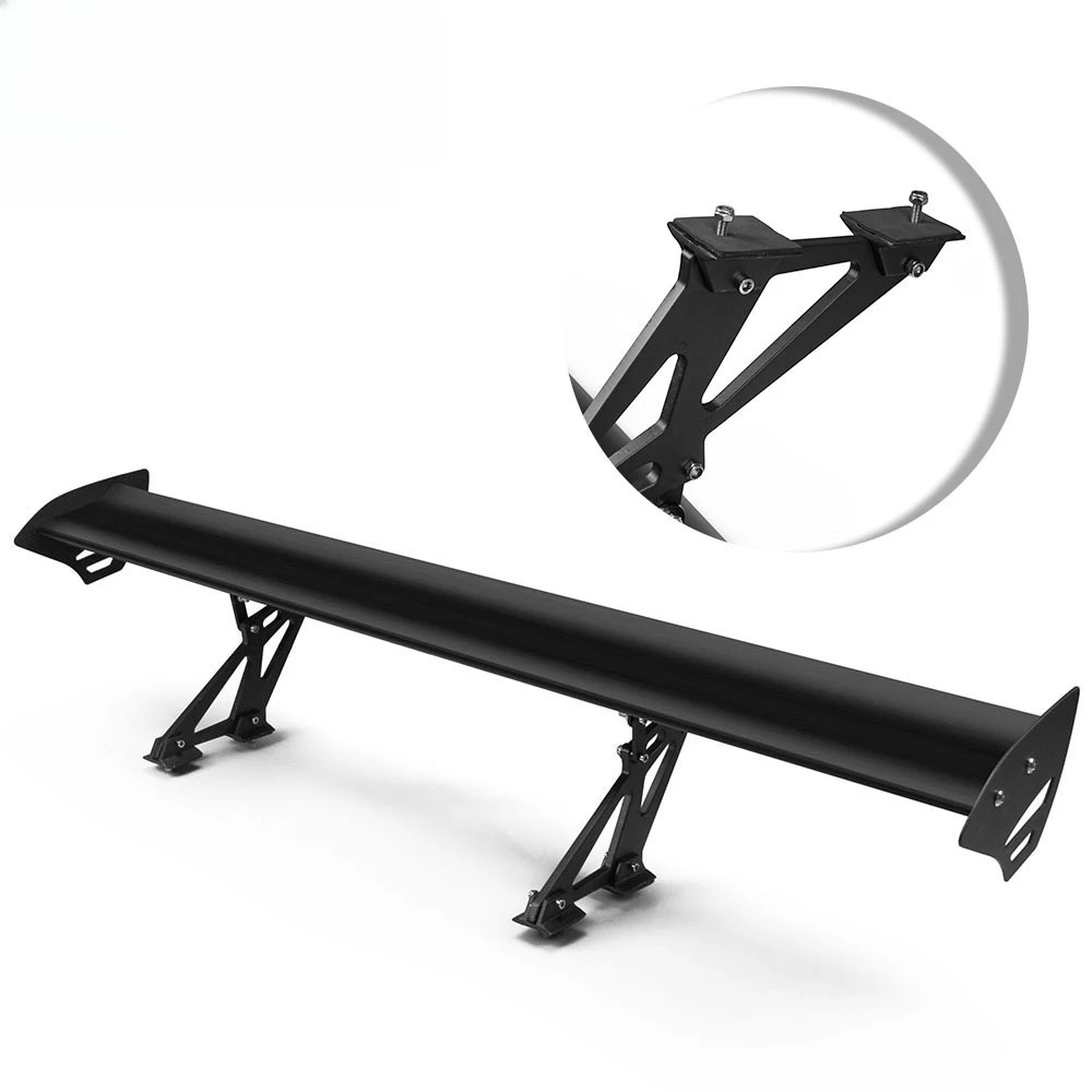 

Спойлер GT для седана, однослойное заднее крыло из просверленного алюминиевого сплава, универсальный автомобильный задний спойлер