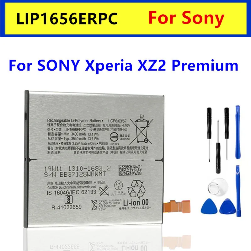 Original Replacement Phone New Battery For SONY Xperia XZ2 Premium