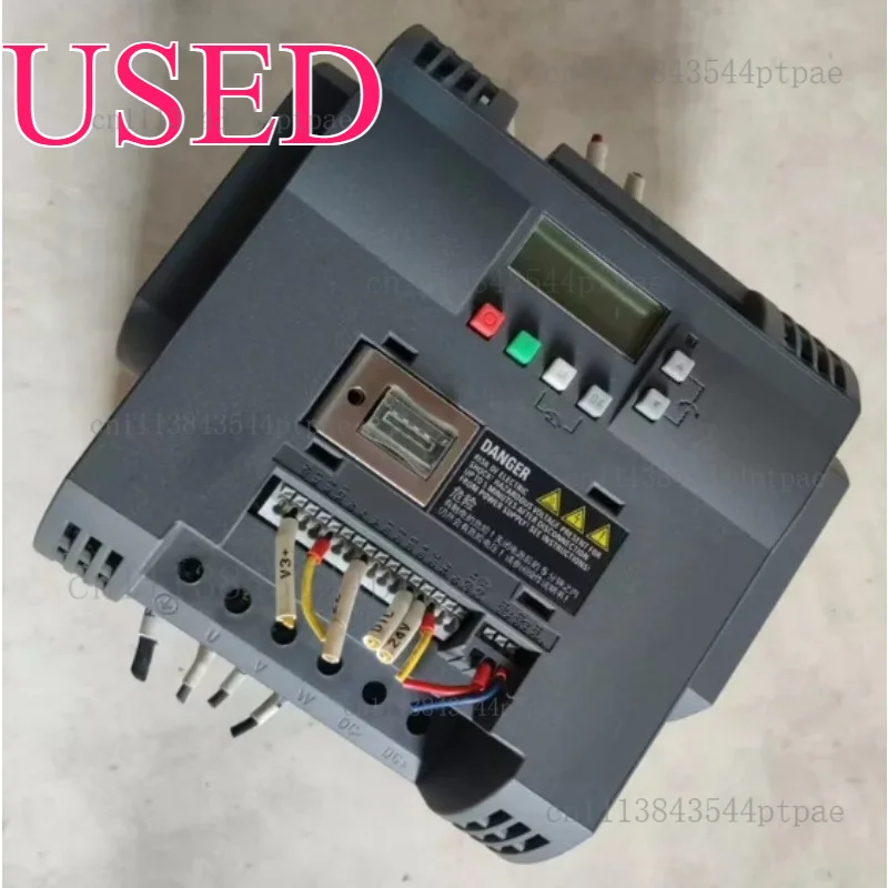 One frequency converter: 6sl3210-5bb22-2av0, 2.2kw. input ac200-240v single phase, output three-phase 200-240v